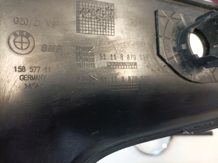 фото №9, Накладка ґрати бампера ліва bmw 3 g20 g21