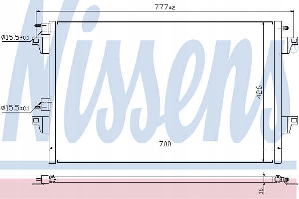 фото №9, Конденсатор радиаторов кондиционера [nissens]