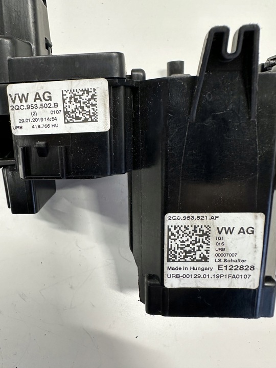 фото №5, Перемикач комбінований стрічка vw 2qc953502b 2q0953521af