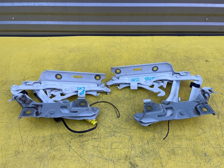 фото №1, Audi q5 80a петлі капота перед патрони оригінал білий