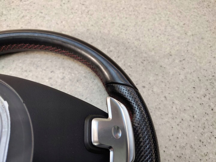 фото №10, Кермо зрізана шкіра пелюстки мультифункція mercedes cla w117 c117