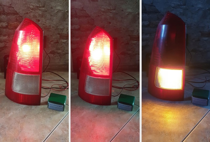 фото №13, Ford focus mk1 1 универсал лампы зад задние usa тюнинг - unikat!