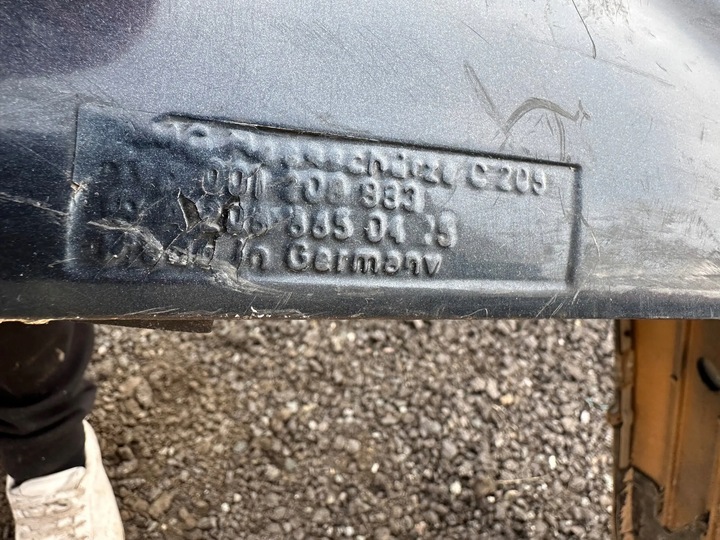 фото №7, Бампер mercedes clk w208 amg оригинал хороший состояние комплектный