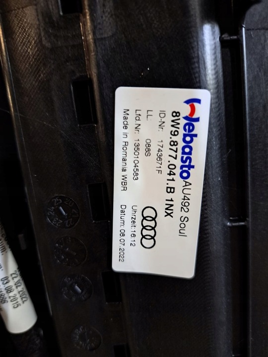 фото №11, Панорама audi a4 b9 універсал 8w9877041b