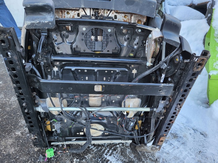 фото №14, Сиденье с подогревом левый перед подушка безопасности застёжка audi a5 8t3 купе чёрная кожа оригинальный номер eu