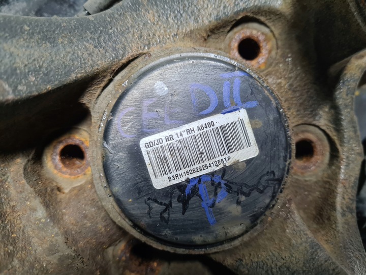 фото №8, Kia ceed ii i30 ii поворотный кулак ступица левый зад 2012-