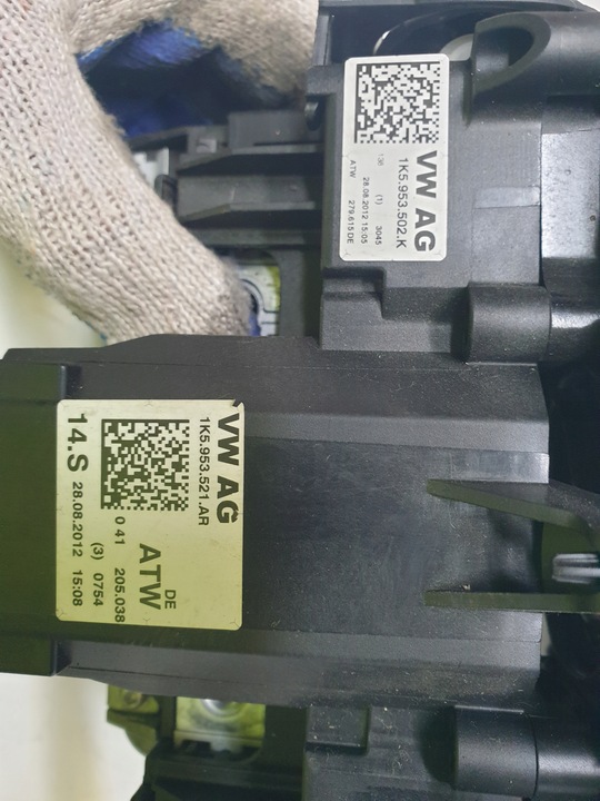 фото №6, Перемикач комбінований підкермові важелі skoda superb ii 5k0953569e