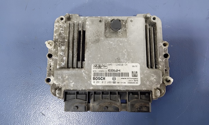 фото №4, C-max mk1 1.6tdci блок керування двигуна 6m5112a650ch