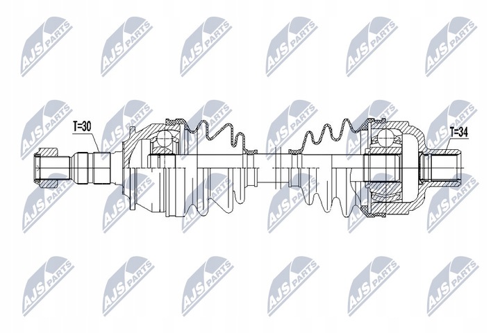 фото №2, Npw-pl-083 nty піввісь привідна opel astra j 1.6t 09