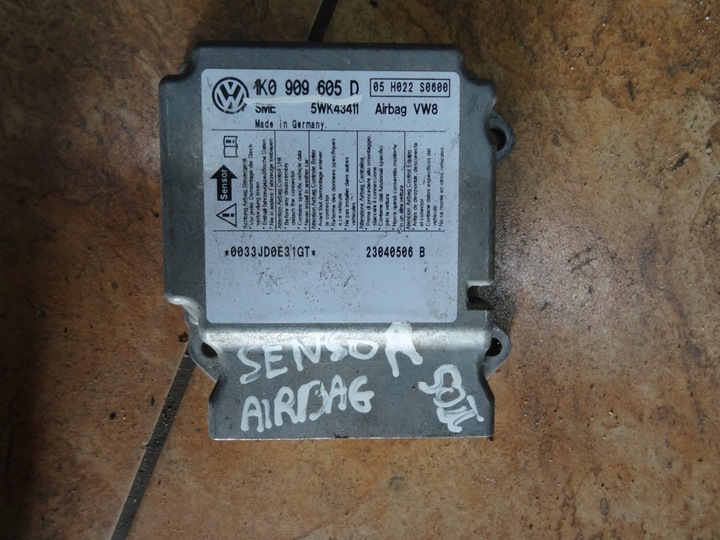 фото №1, Датчик подушка безпеки k0909605 golf v