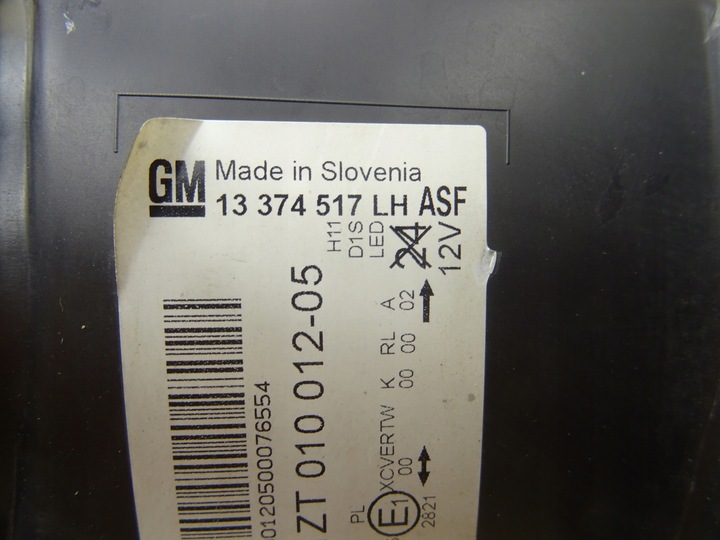 фото №15, Opel astra iv j лампа лівий перед передня ксенон поворотний європа 13374517