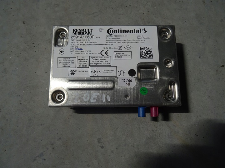 фото №1, Модуль блок управления радио навигации renault zoe ii