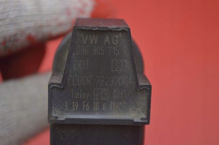 фото №8, Катушка зажигания 036905715f vw golf 6 vi 1.4 16v 80 km 08-15