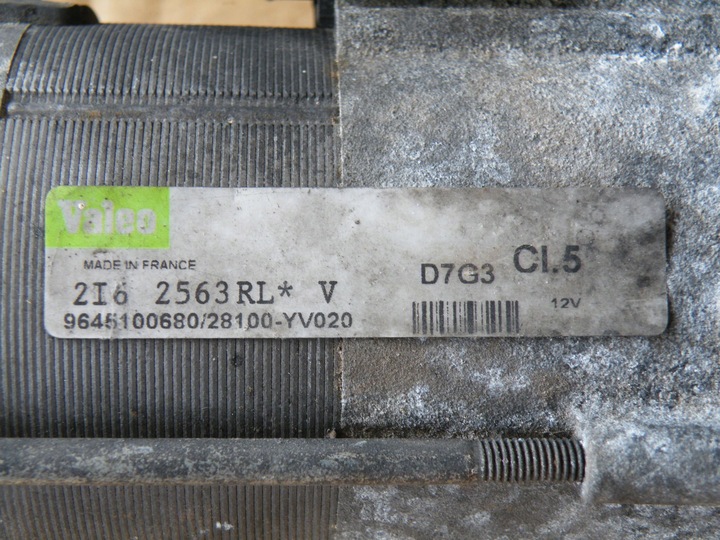 фото №12, Peugeot 307 407 1.6 hdi стартер 9645100680 valeo