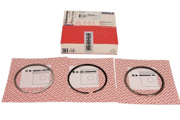 фото №9, Кільця поршневі mahle оригінальний ina 02954n1