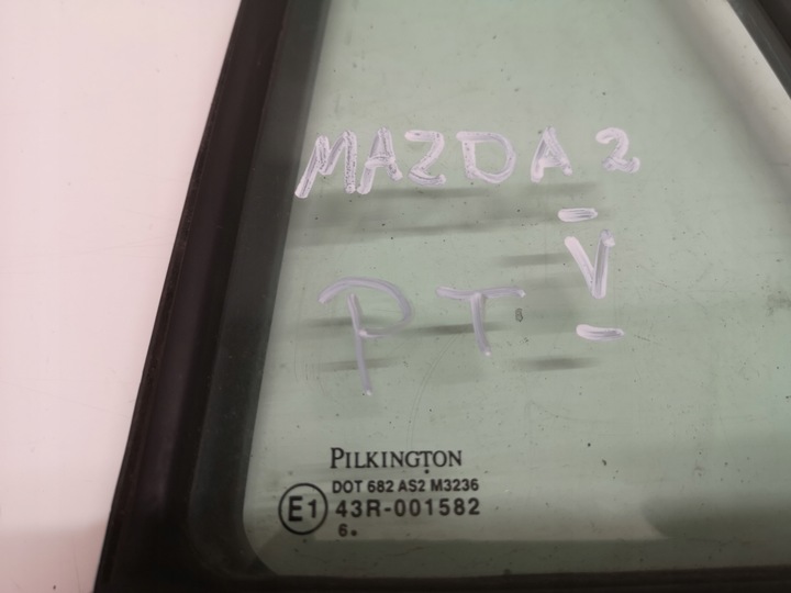 фото №9, Mazda 2 ii 02-07 стекло з дверь правые зад