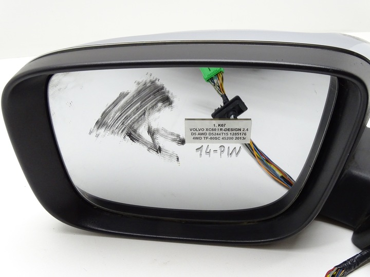 фото №10, Дзеркало ліві зовнішні 14 pin volvo xc60 i r-design rdesign