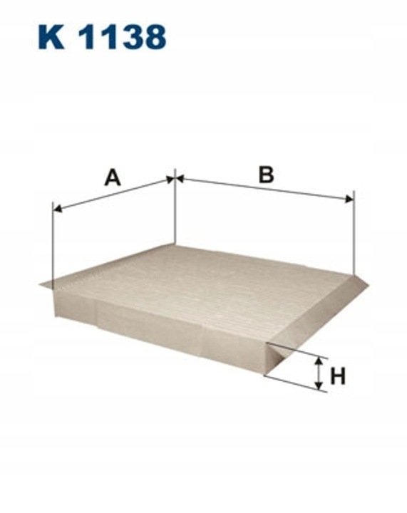 ФІЛЬТРON K1138 ФІЛЬТР КАБІНИ