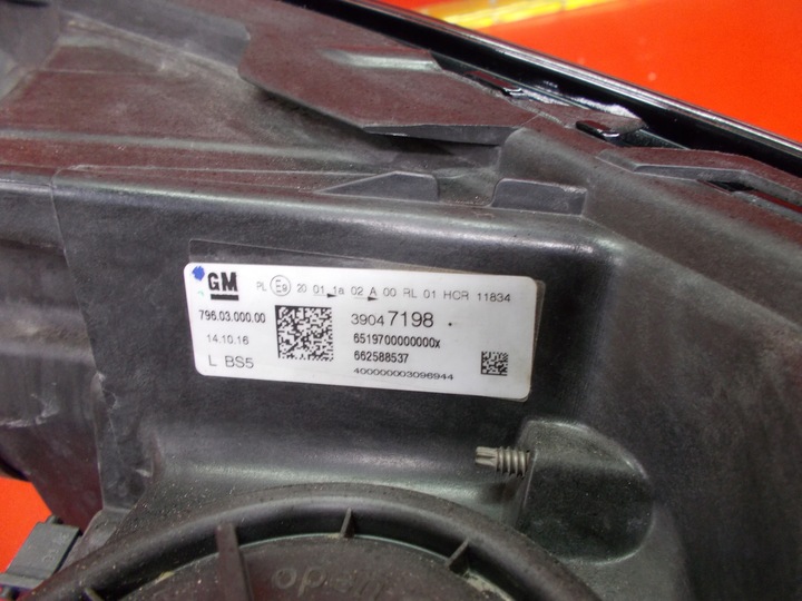 фото №6, Opel astra k v 15-19 39047199 39047198 лампа ліва права перед лінза led