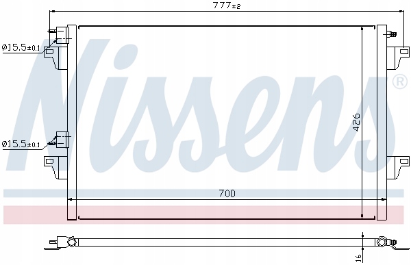 фото №13, Конденсатор радиаторов кондиционера [nissens]