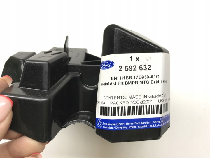 фото №10, Ковзун бампера лівий перед fiesta od 2017.05.15 _ 2592632 _ h1bb-17d959-a1g