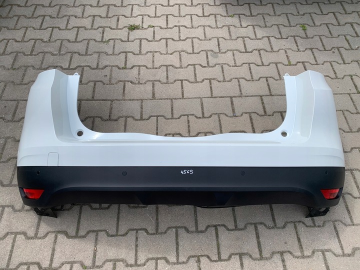 фото №1, Renault scenic iv бампер зад 6xpdc комплектный белая жемчуг аксессуары