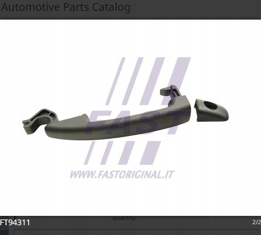 фото №3, Ручка зовнішній fiat scudo 07 зад le