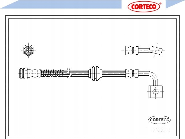 фото №11, Corteco 19033011 шланг тормозной гибкий