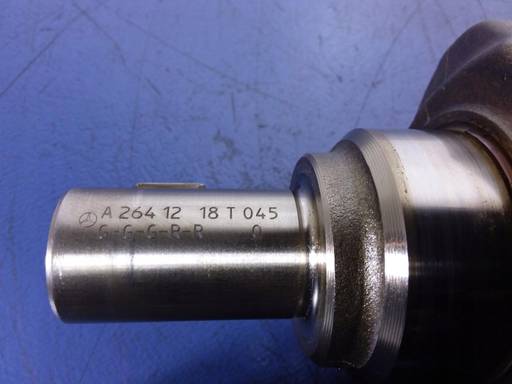 фото №7, Mercedes a w176 1.6 cgi wał коленчатый r27019 270.910