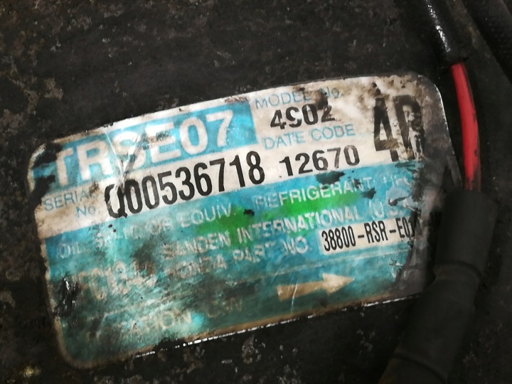 фото №9, Компресор кондиціонера honda civic viii ufo 38800rsre010