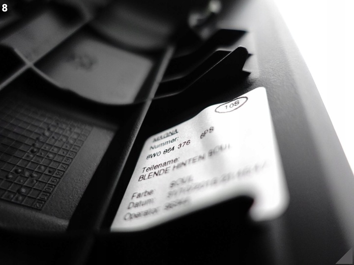 фото №9, Audi a5 s5 f5 8w6 a4 s4 8w0 b9 15- задня захист консолі повітроводи гніздо 12v