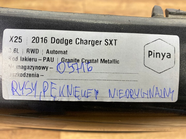 фото №15, Бампер перед передний заменитель dodge charger 2015+