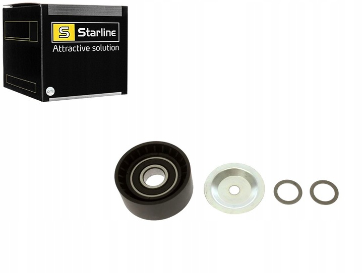 фото №1, Ролик натяжная ремень клиновой citroen peugeot 60x17x26 starline