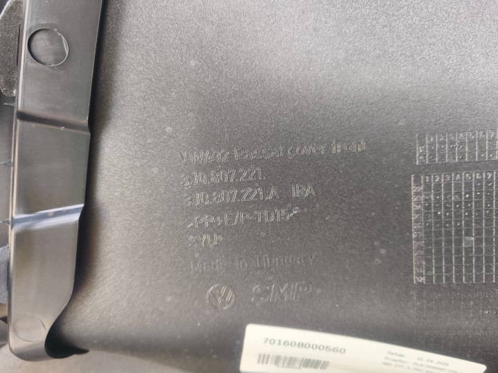 фото №11, Бампер перед передній vw passat b9 b-9 3j0 3j0807221 3j0853653 3j0853677b