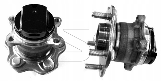 фото №2, Ступица колёса зад nissan qashqai 2wd 2006-2014