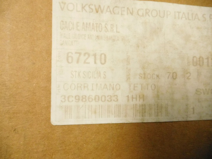 фото №8, Рейлинг крышный правое vw passat b6 combi 3c9860033