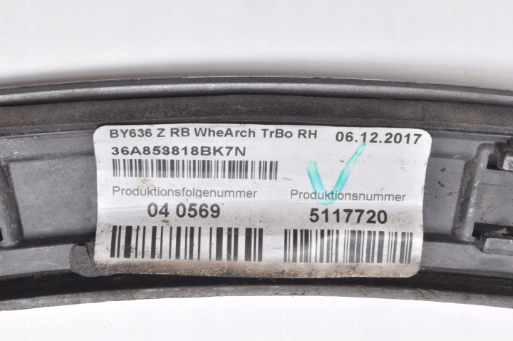 фото №8, Bentley bentayga накладка крыло правое зад 36a853252 18r l999