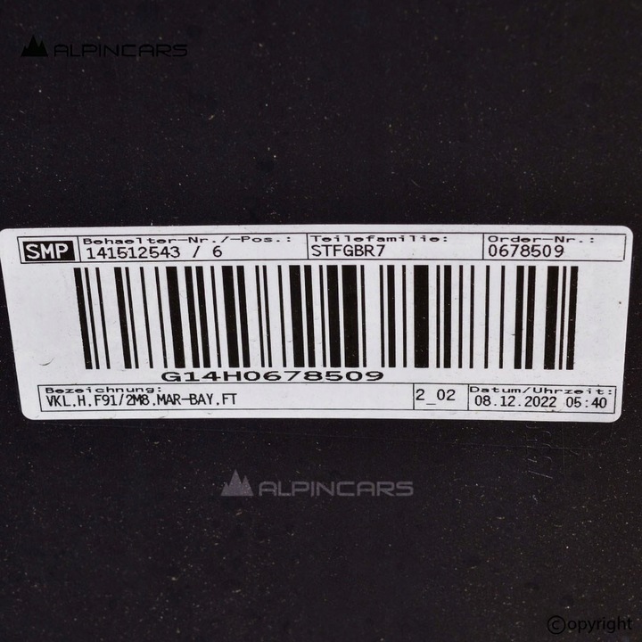 фото №6, Bmw 8 f91 f92 m8 бампер задній marina bay блакитний