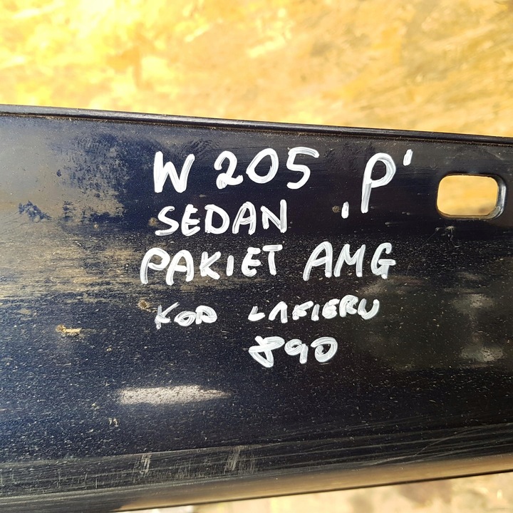 фото №10, Планка накладка порога правая 890 mercedes w205 sedan amg a205690xx40