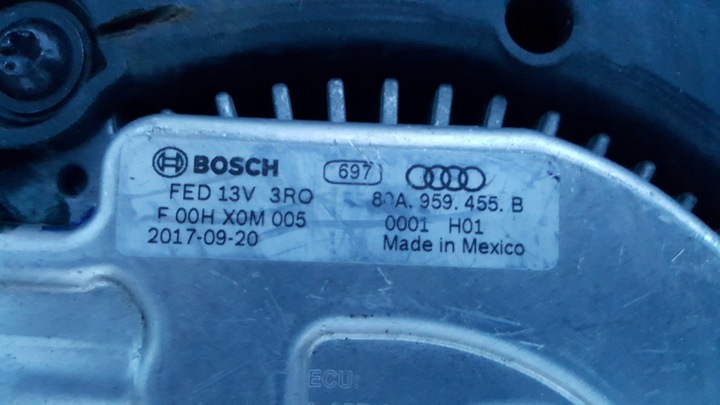 фото №5, Вентиляторы audi q5 fy 80a 80a959455a 80a959455b