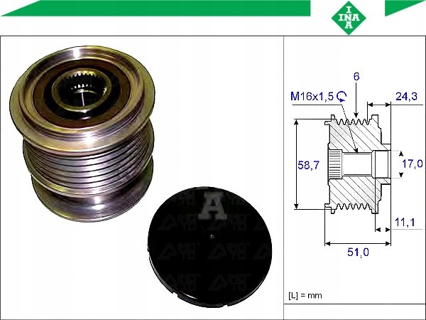 фото №2, Сцепление генератор ford galaxy 2.0 ecoboost wa6