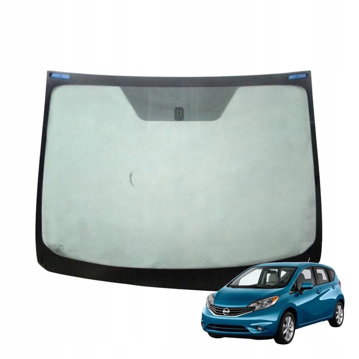фото №1, Скло лобове nissan note 2012- зелена оригінальний номер 727003vv0a 727003vv2a
