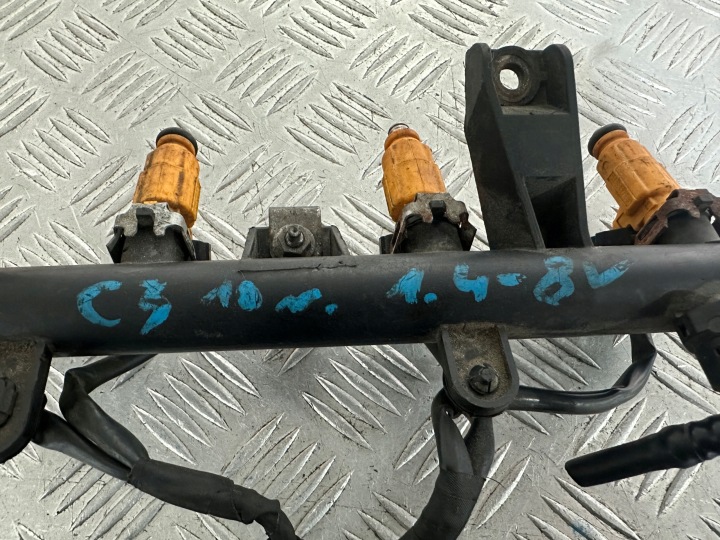 фото №8, Citroen peugeot 1.4 8v паливна рейка  форсунки 0280156427 9655833580