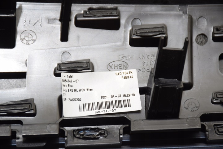 фото №14, Bmw x2 f39 x1 f48 планка декоративна dekor панелі розподільчої м-пакет uk rhd