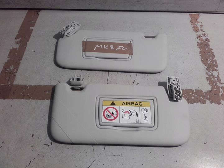 фото №1, Ford fiesta mk8 захисні накладки сонцезахисний сонцезахисний козирок