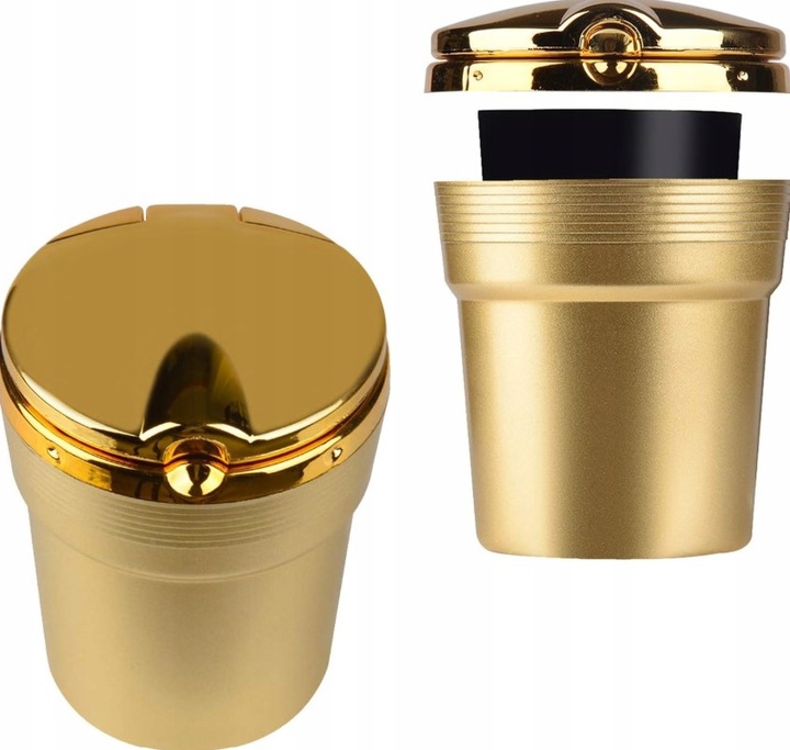 фото №7, Попільничка автомобільна з led місце чашки корзина підсвічувана