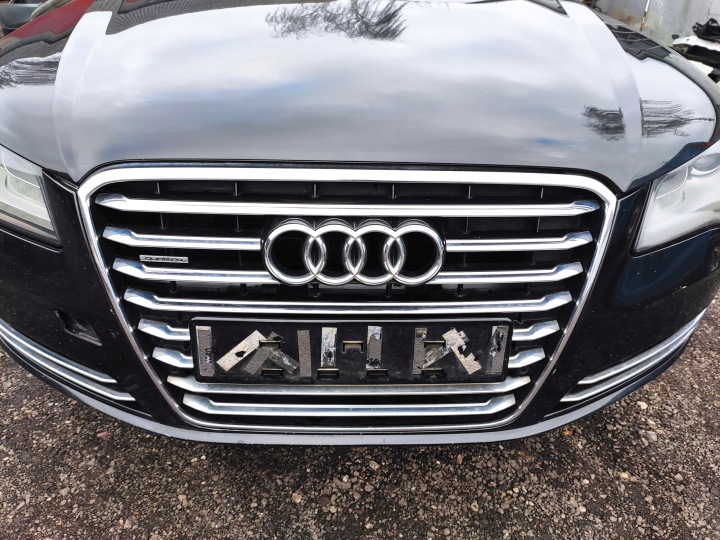 фото №8, Audi a8 d4 передній рестайлінг 3.0tdi перед бампер капот pas колір lz9y гарний стан