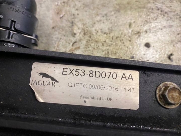 фото №9, Комплект радіатор jaguar f-type x152 3.0 оригінальний номер ex53-8d070-aa