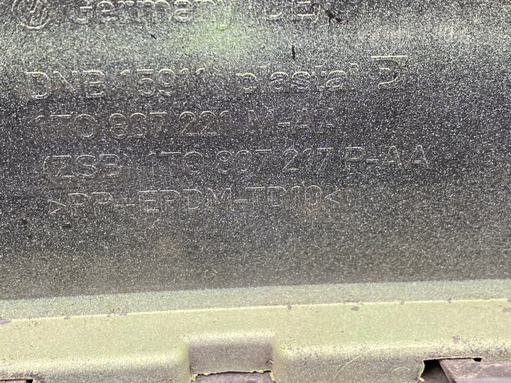 фото №14, Vw touran ii cross 10-15r бампер переднее na омыватель