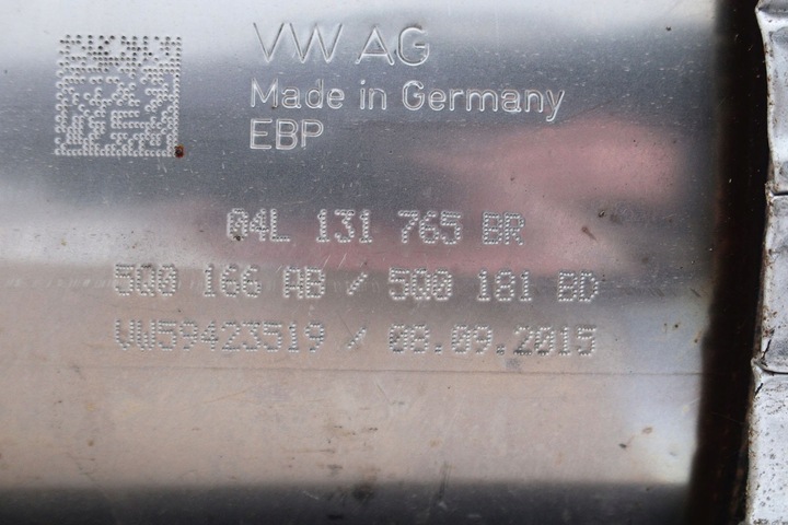 фото №6, Audi vw skoda катализатор 5q0131705m 04l131765br 5q0 131 705 m фильтр czaste